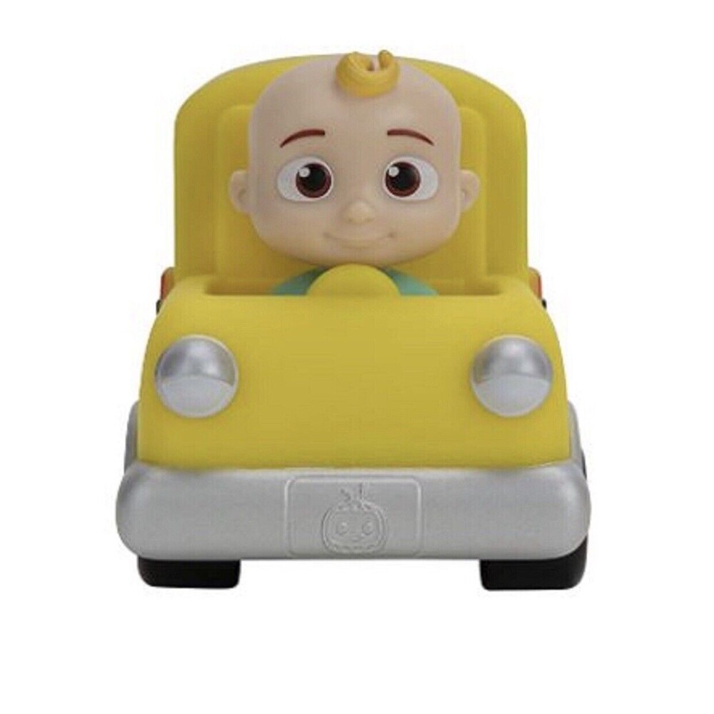 COCOMELON JJ Mini Figure 4" School Bus - Free Wheeling Vehicle Toy Truck-NWT